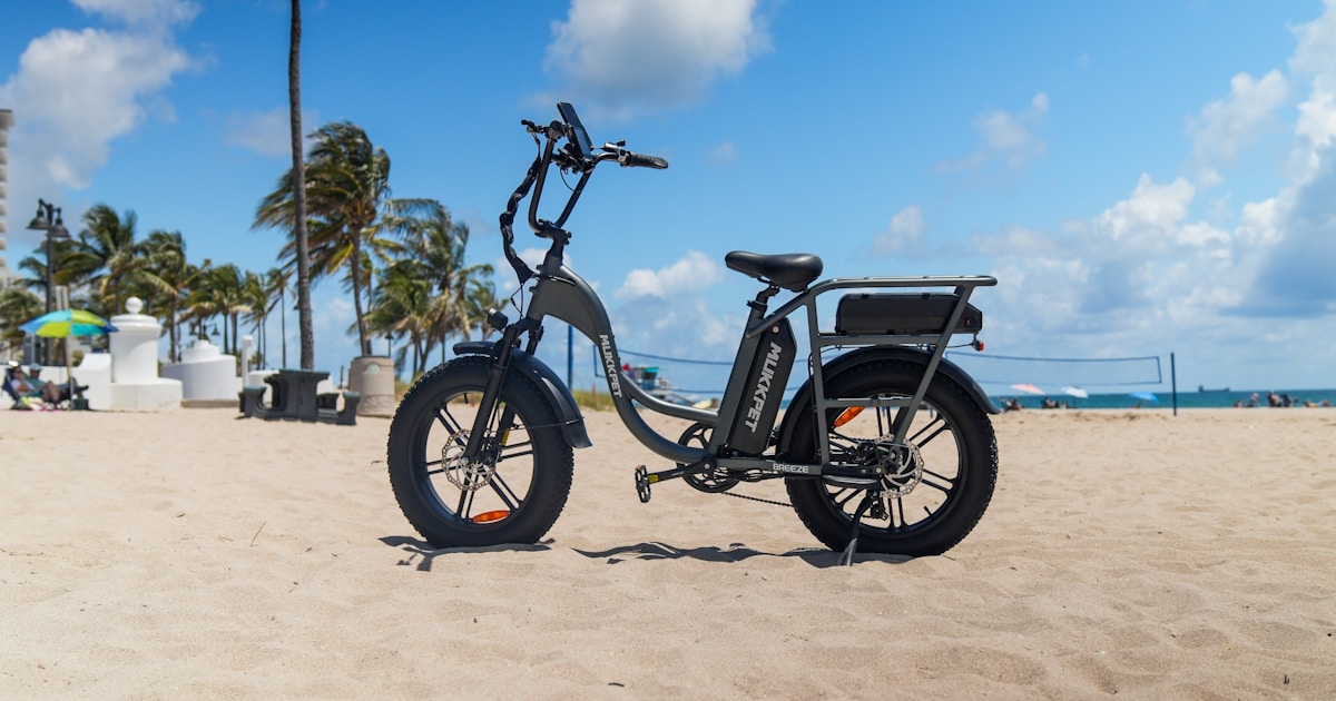 Электровелосипед Rad Power Bikes на фоне деловых переговоров