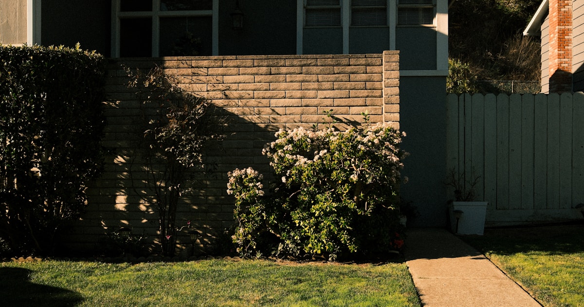 Дверная видеокаamera на стене дома