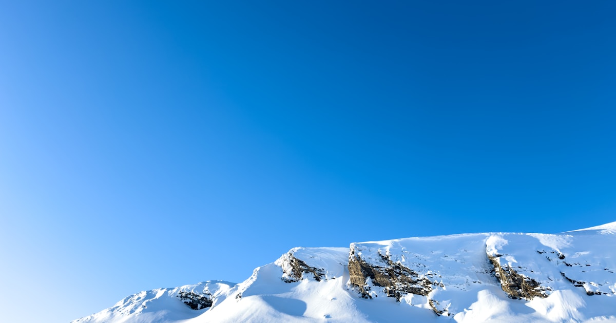 Олимпийские лыжники на трассе во время соревнований в снежных горах