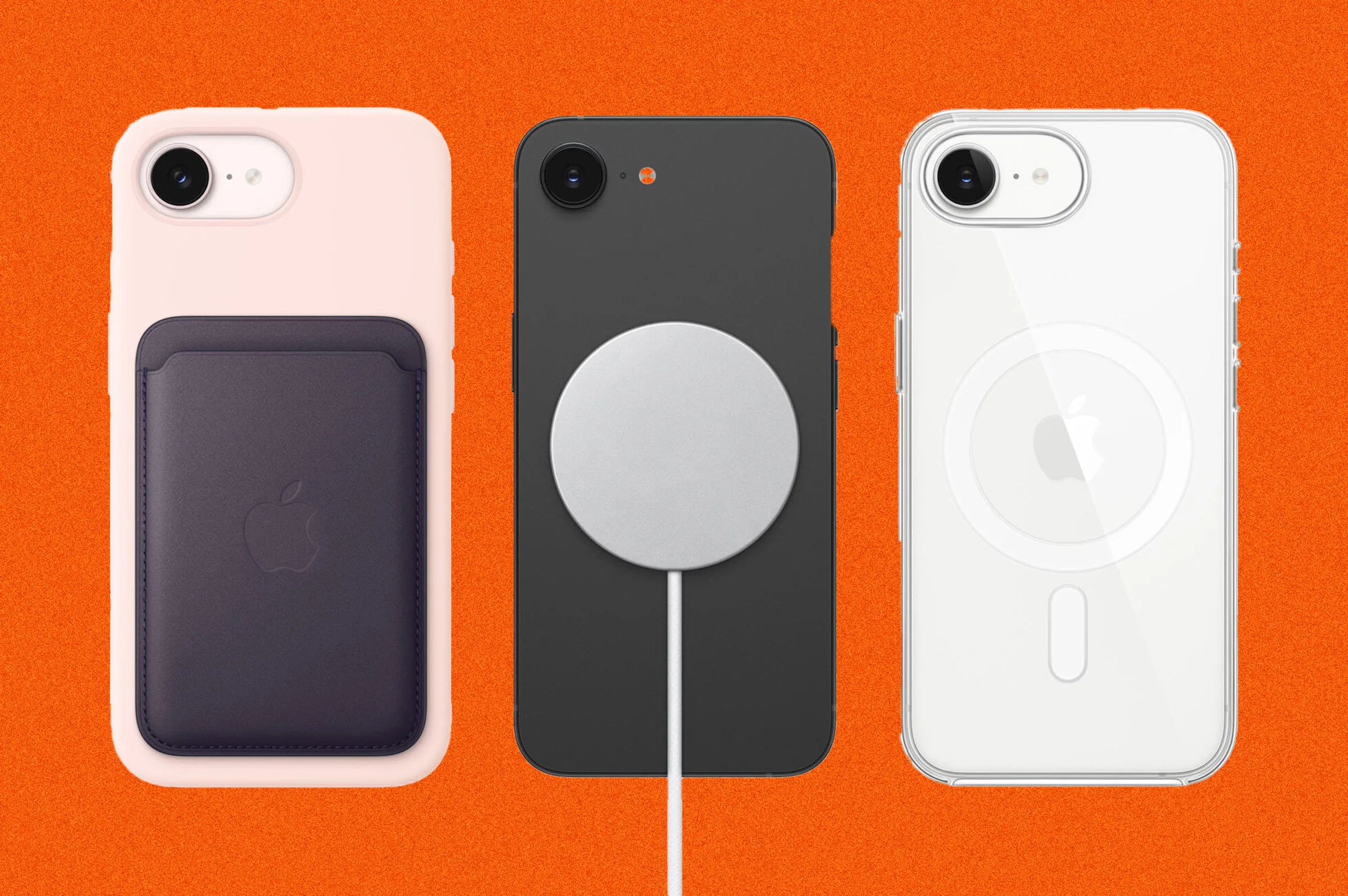 Новый бюджетный смартфон iPhone 17e на белом фоне